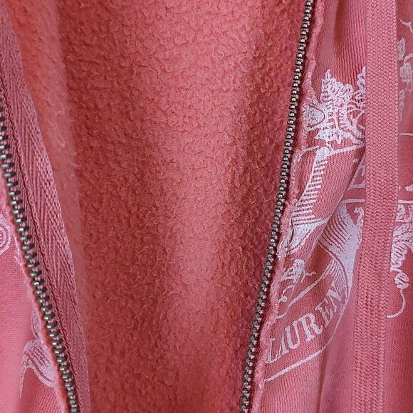 Ralph Lauren Polo Jeans Original Denimwear Zip Front Hooded Sweatshirt Vintage - Picture 12 of 12